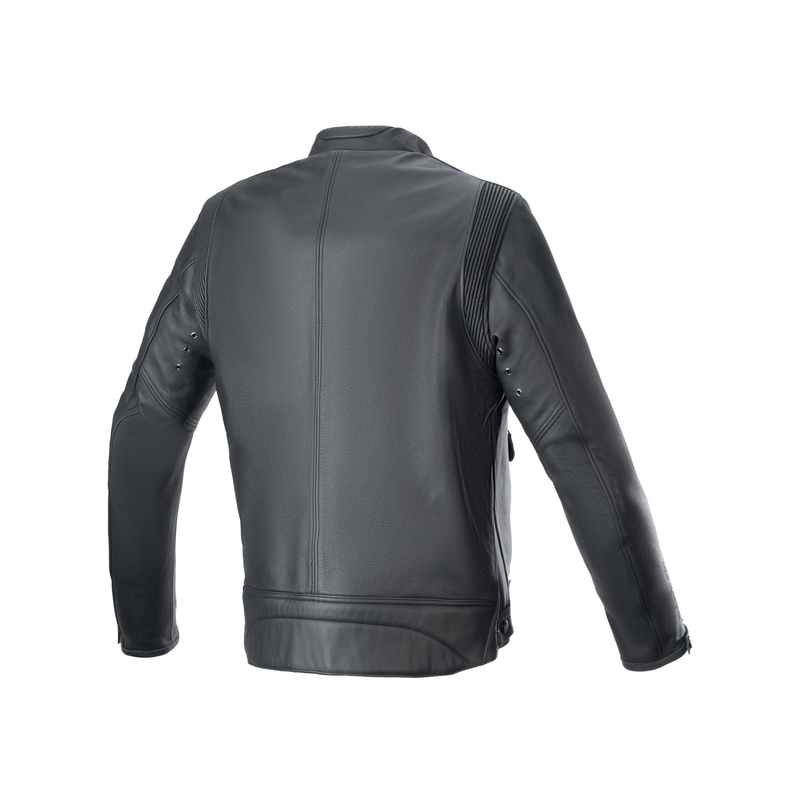 Alpinestars Dyno Μαύρο δερμάτινο μπουφάν μοτοσικλέτας