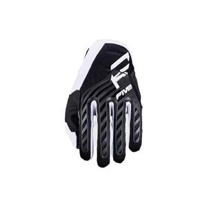 Γάντια Motocross FIVE MXF3 EVO μαύρο και λευκό