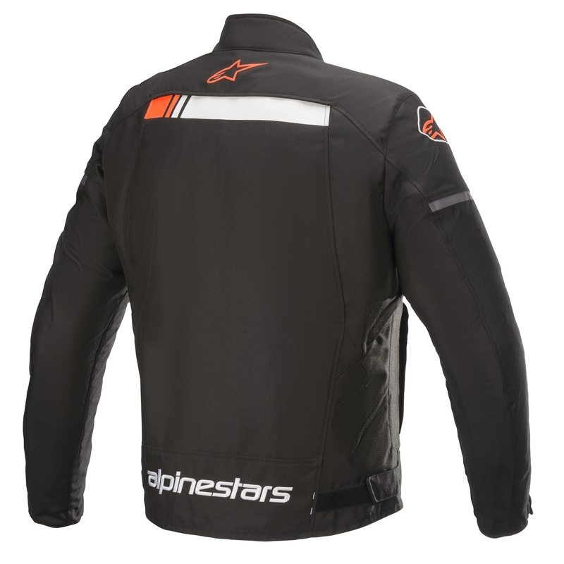 Alpinestars T-SP S Ignition Αδιάβροχο Μπουφάν μοτοσικλέτας Μαύρο-Άσπρο-Φλούο Κόκκινο