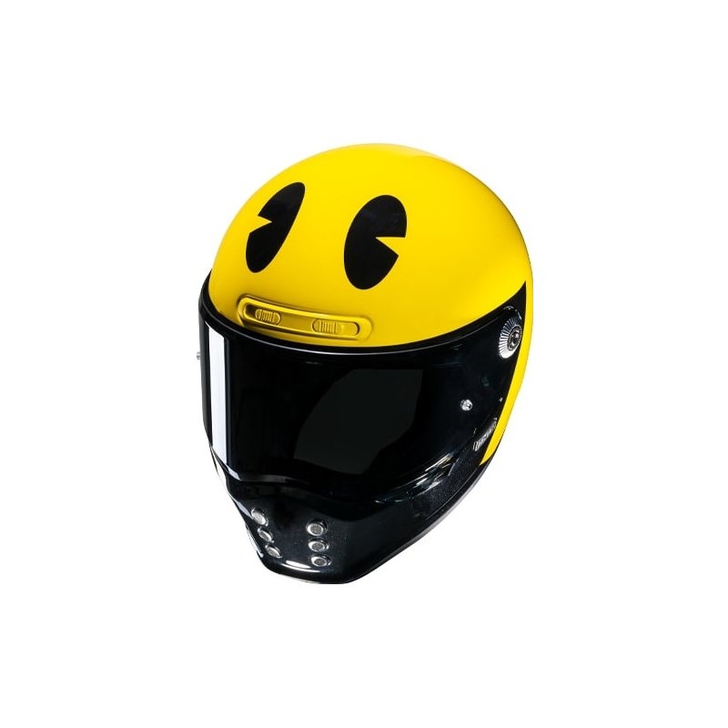 Ολοκληρωμένο κράνος μοτοσικλέτας HJC V10 Pac-man Bandai Namco κίτρινο