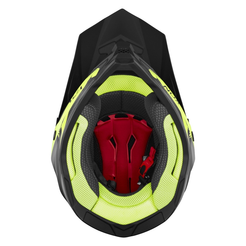Παιδικό κράνος motocross NOX N761 MX fluo κίτρινο-μαύρο-γκρι