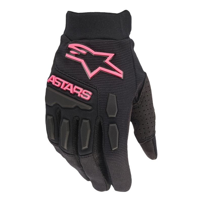 Γυναικεία γάντια Motocross Alpinestars Stella Full Bore Μαύρο-Ροζ