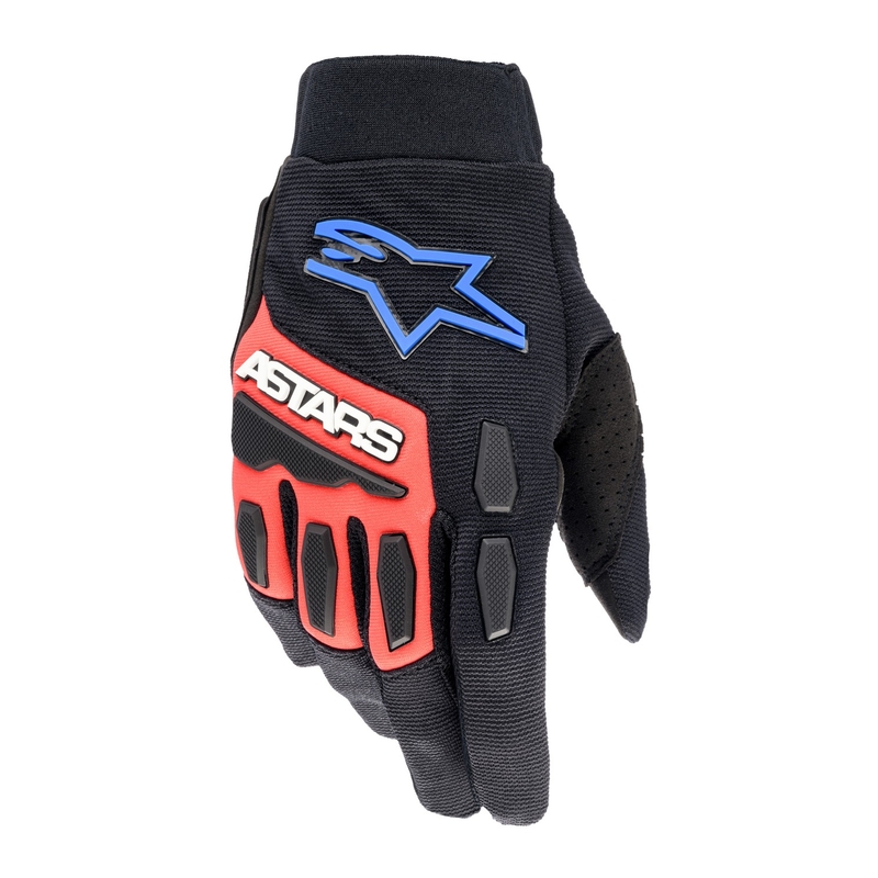 Γάντια motocross Alpinestars Full Bore XT μαύρα-κόκκινα-μπλε-λευκά