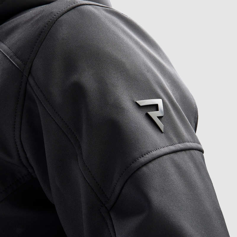 Softshell μπουφάν μοτοσικλέτας Rebelhorn Slash Μαύρο