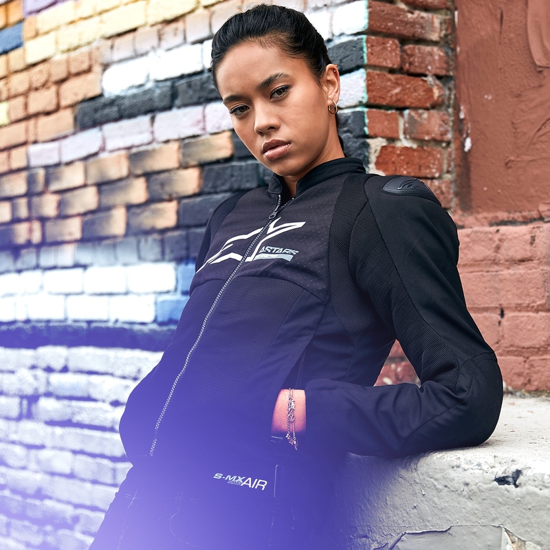 Alpinestars Stella SMX Air Γυναικείο μπουφάν μοτοσικλέτας Μαύρο