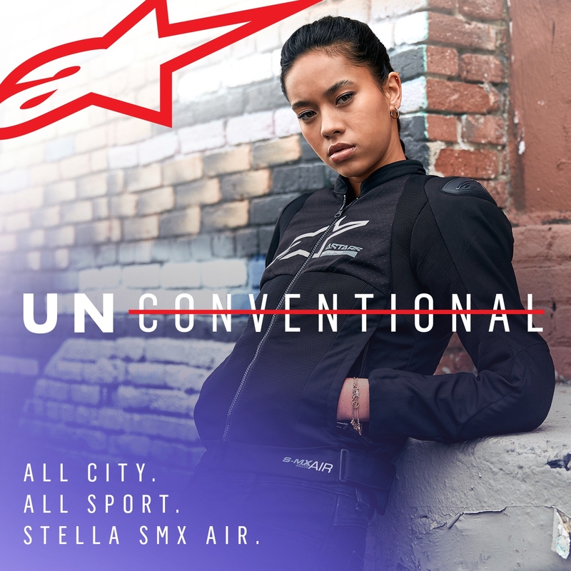 Alpinestars Stella SMX Air Γυναικείο μπουφάν μοτοσικλέτας Μαύρο