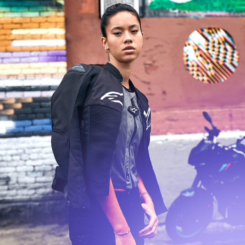 Alpinestars Stella SMX Air Γυναικείο μπουφάν μοτοσικλέτας Μαύρο