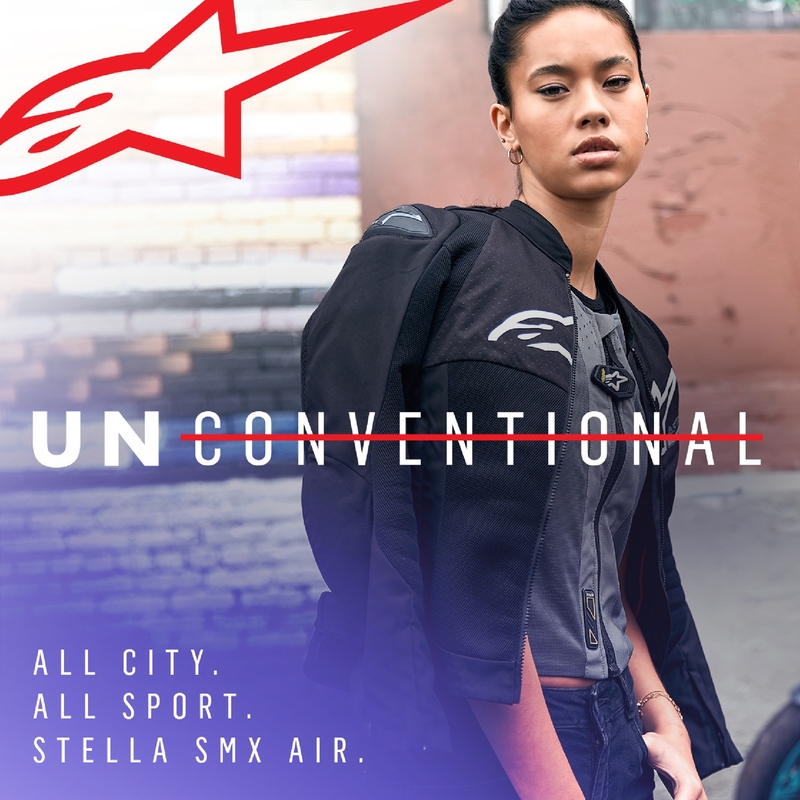 Alpinestars Stella SMX Air Γυναικείο μπουφάν μοτοσικλέτας Μαύρο