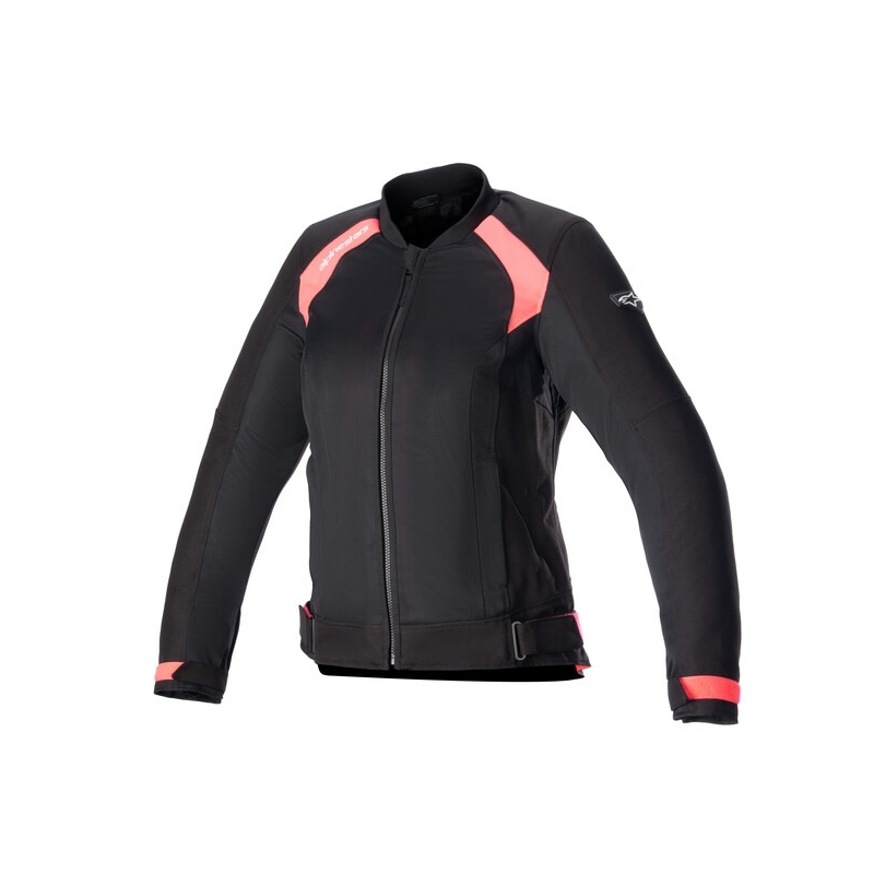 Alpinestars Stella Eloise Air 2 Γυναικείο μπουφάν μοτοσικλέτας Μαύρο-Φλούο Ροζ