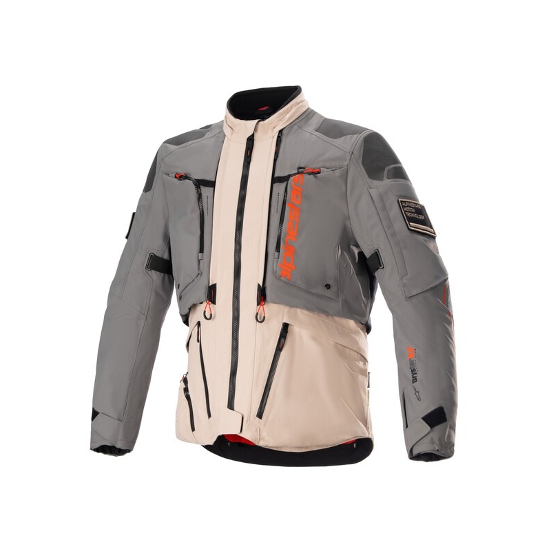 Alpinestars AMT-10R Drystar XF μπουφάν μοτοσικλέτας άμμος-μαύρο-ροζ