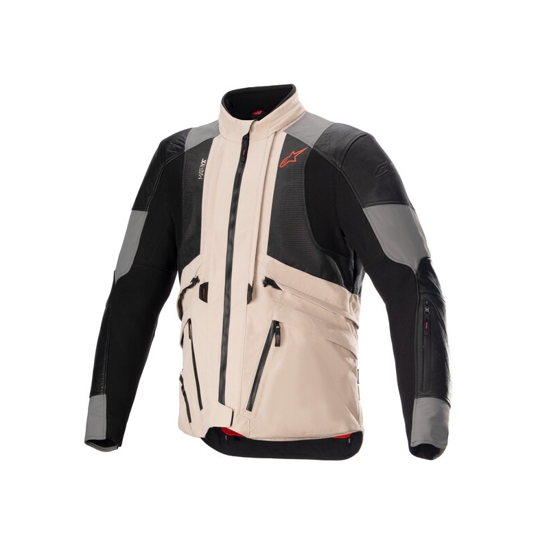 Alpinestars AMT-10R Drystar XF μπουφάν μοτοσικλέτας άμμος-μαύρο-ροζ
