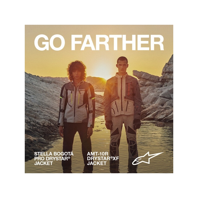 Alpinestars AMT-10R Drystar XF μπουφάν μοτοσικλέτας άμμος-μαύρο-ροζ