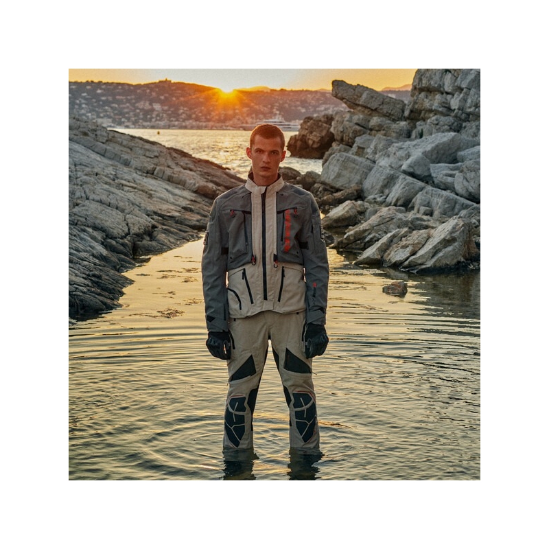 Alpinestars AMT-10R Drystar XF μπουφάν μοτοσικλέτας άμμος-μαύρο-ροζ