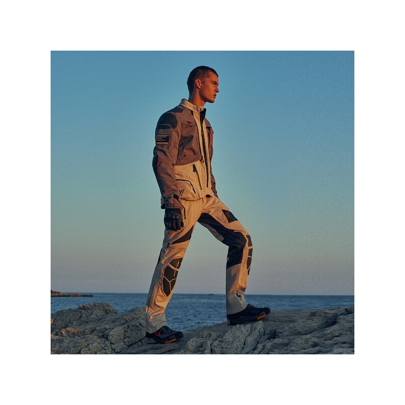 Alpinestars AMT-10R Drystar XF μπουφάν μοτοσικλέτας άμμος-μαύρο-ροζ