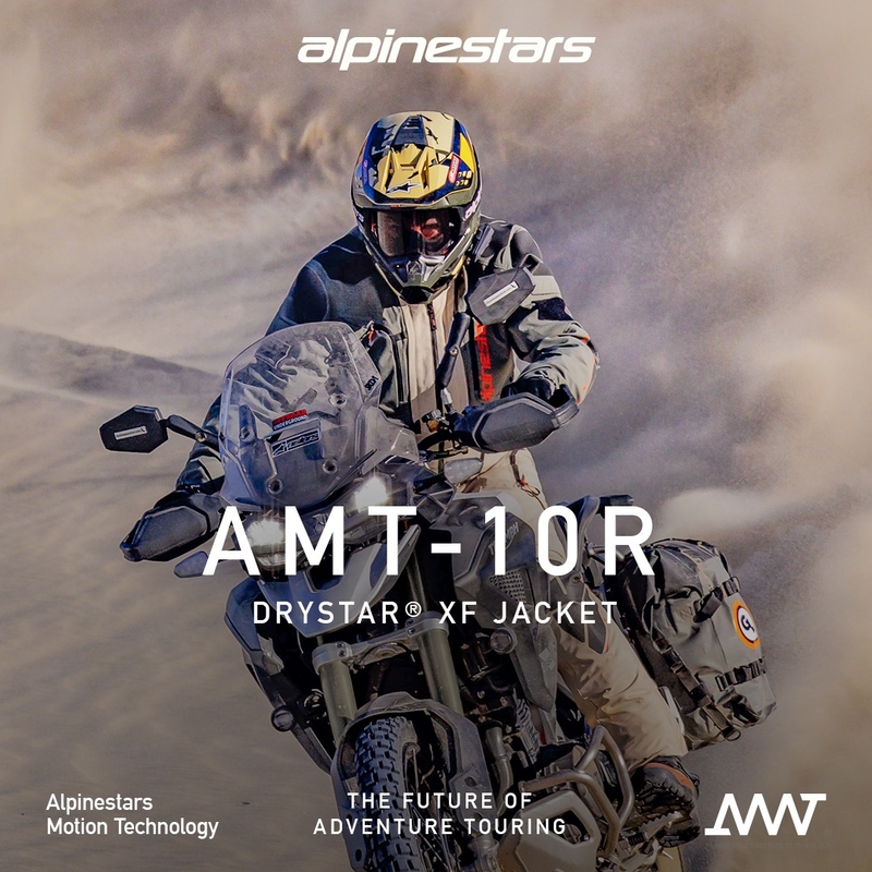 Alpinestars AMT-10R Drystar XF μπουφάν μοτοσικλέτας άμμος-μαύρο-ροζ
