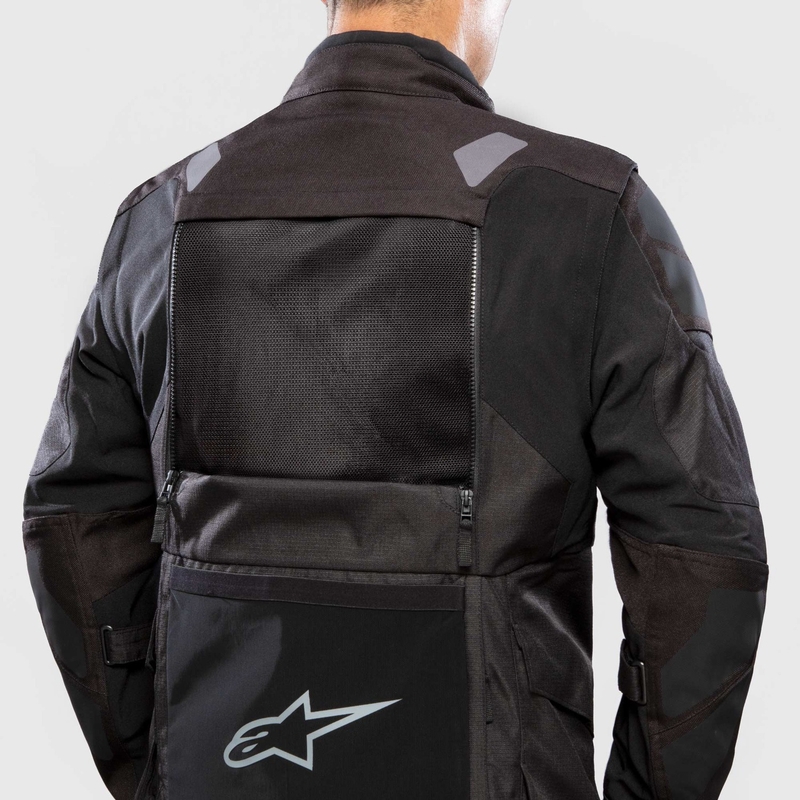 Alpinestars Halo Drystar Μπουφάν μοτοσικλέτας σκούρο μπλε-χακί-πορτοκαλί-μαύρο