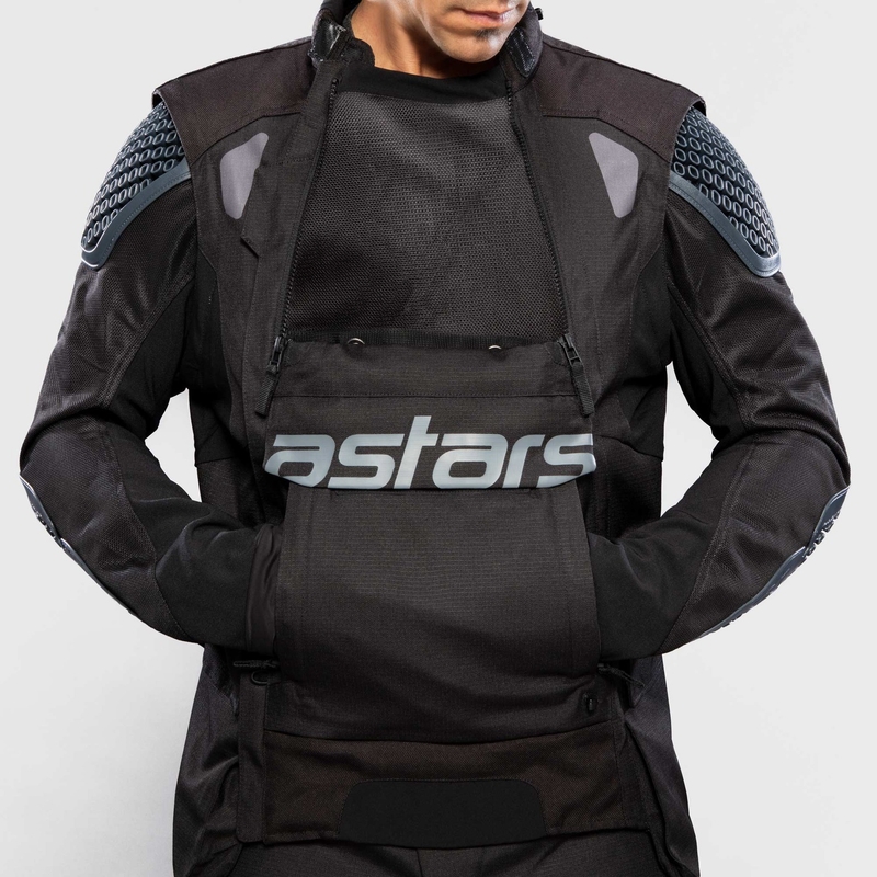 Alpinestars Halo Drystar khaki-beige-fluo κίτρινο μπουφάν μοτοσικλέτας