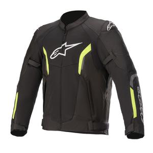 Alpinestars AST Air Tech-Air 5 Συμβατό μαύρο-κίτρινο μπουφάν μοτοσικλέτας