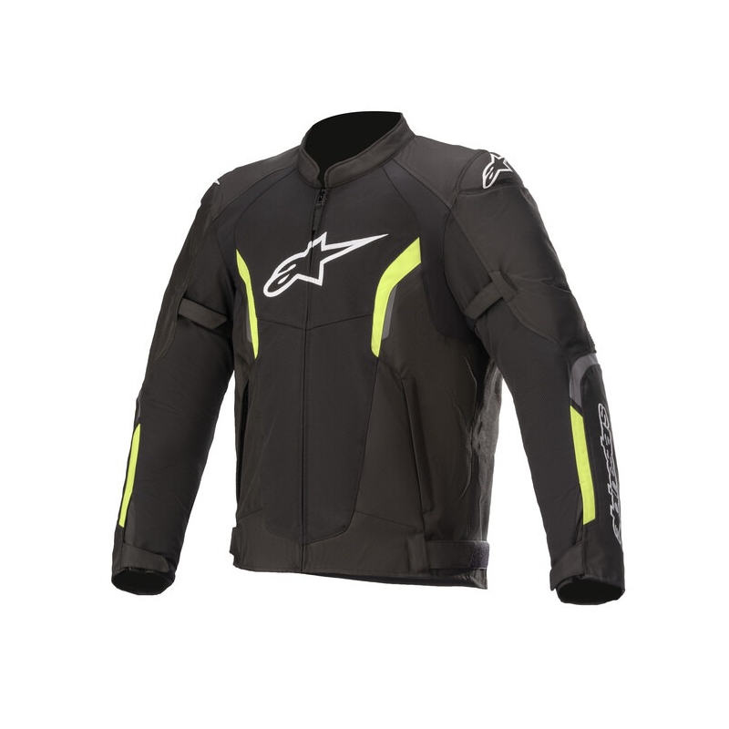 Alpinestars AST Air Tech-Air 5 Συμβατό μαύρο-κίτρινο μπουφάν μοτοσικλέτας