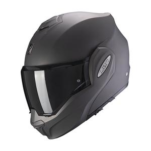 Πτυσσόμενο κράνος μοτοσικλέτας Scorpion EXO-TECH EVO Solid ματ ανθρακί