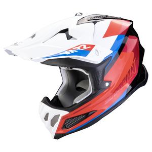 Κράνος Motocross Scorpion VX-22 Air BETA μαύρο-κόκκινο-λευκό