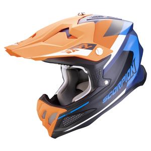 Κράνος Motocross Scorpion VX-22 Air BETA ματ μπλε-πορτοκαλί