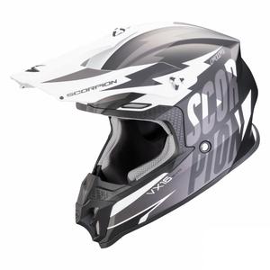 Κράνος Motocross Scorpion VX-16 EVO AIR Slanter ματ μαύρο-γκρι