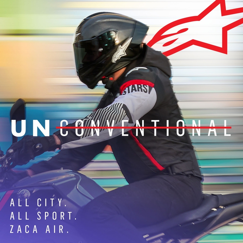 Alpinestars Zaca Air Αδιάβροχο μπουφάν μοτοσικλέτας Μαύρο-λευκό-φλούο κόκκινο