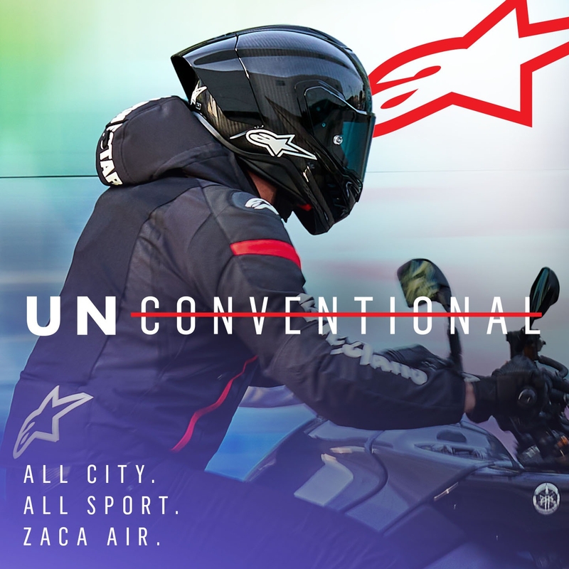 Alpinestars Zaca Air Αδιάβροχο μπουφάν μοτοσικλέτας Μαύρο-λευκό-φλούο κόκκινο