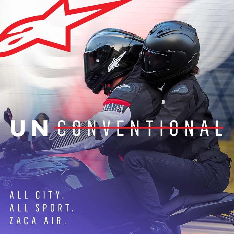 Alpinestars Zaca Air Αδιάβροχο μπουφάν μοτοσικλέτας Μαύρο-λευκό-φλούο κόκκινο