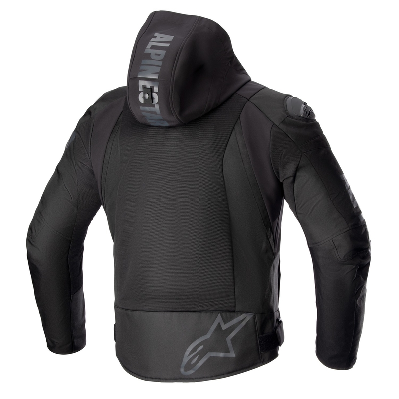 Alpinestars Zaca Air Αδιάβροχο μαύρο μπουφάν μοτοσικλέτας