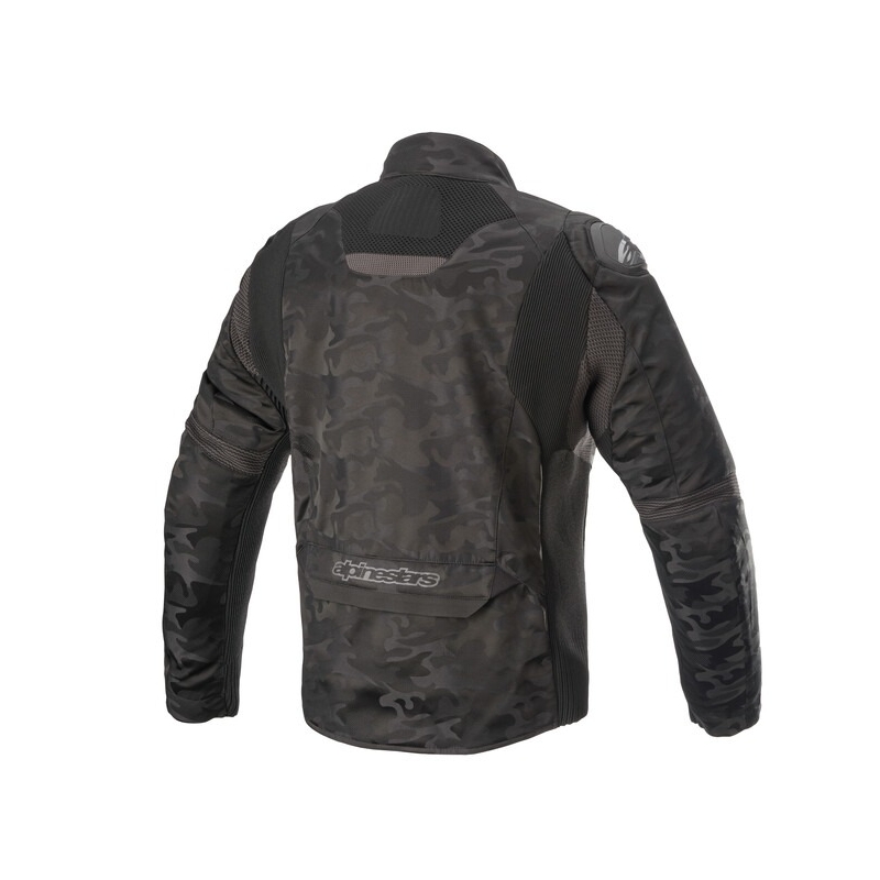 Alpinestars T SP-5 Rideknit Tech-Air 5 Συμβατό μαύρο μπουφάν μοτοσικλέτας Camo