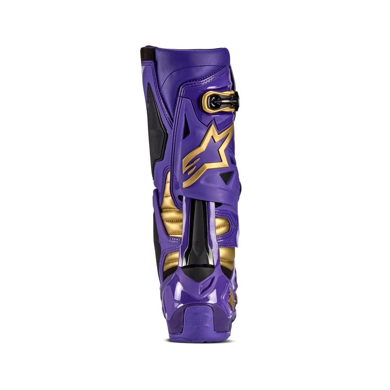 Alpinestars Tech 10 Μπότες μοτοσικλέτας περιορισμένης έκδοσης Champ Purple and Gold