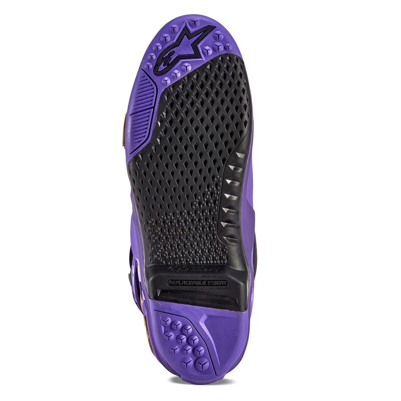 Alpinestars Tech 10 Μπότες μοτοσικλέτας περιορισμένης έκδοσης Champ Purple and Gold