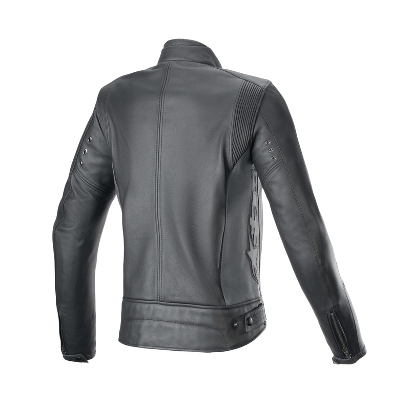 Alpinestars Stella Dyno γυναικείο δερμάτινο μπουφάν μοτοσικλέτας μαύρο και γκρι