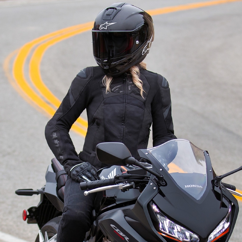 Alpinestars Γυναικείο μπουφάν μοτοσικλέτας Stella T-GP Plus R 4 Airflow Μαύρο