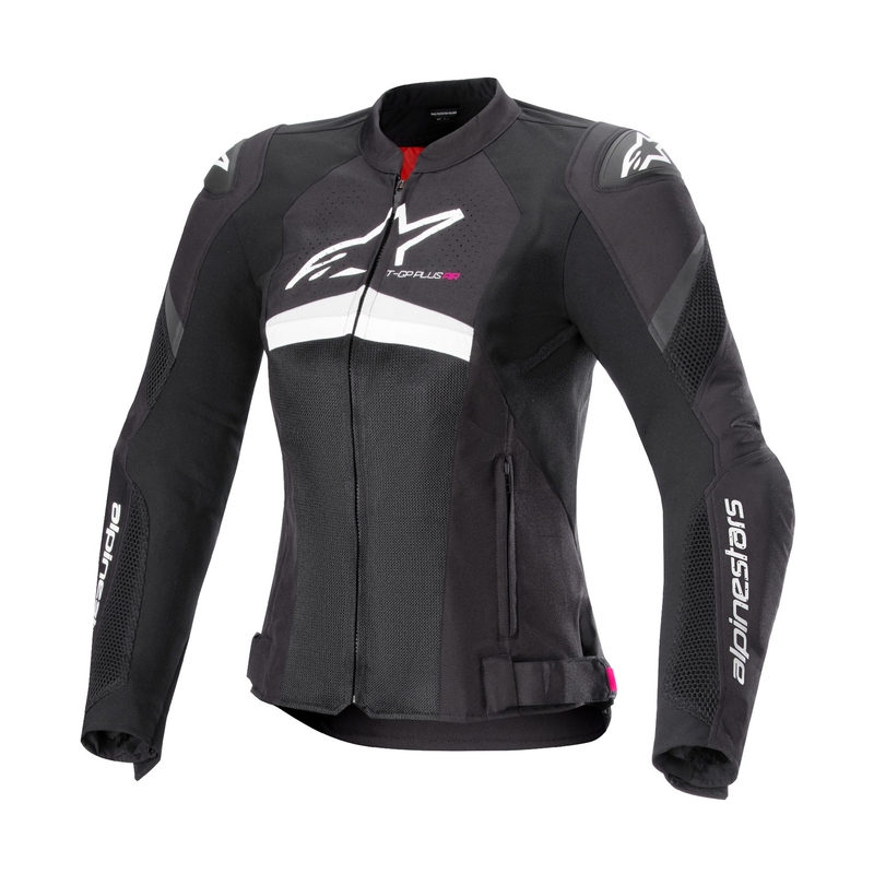 Alpinestars Γυναικείο μπουφάν μοτοσικλέτας Stella T-GP Plus R 4 Airflow Μαύρο και Λευκό