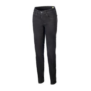 Alpinestars Women's Daisy 3 Denim Washed Black Motorcycle Jeans