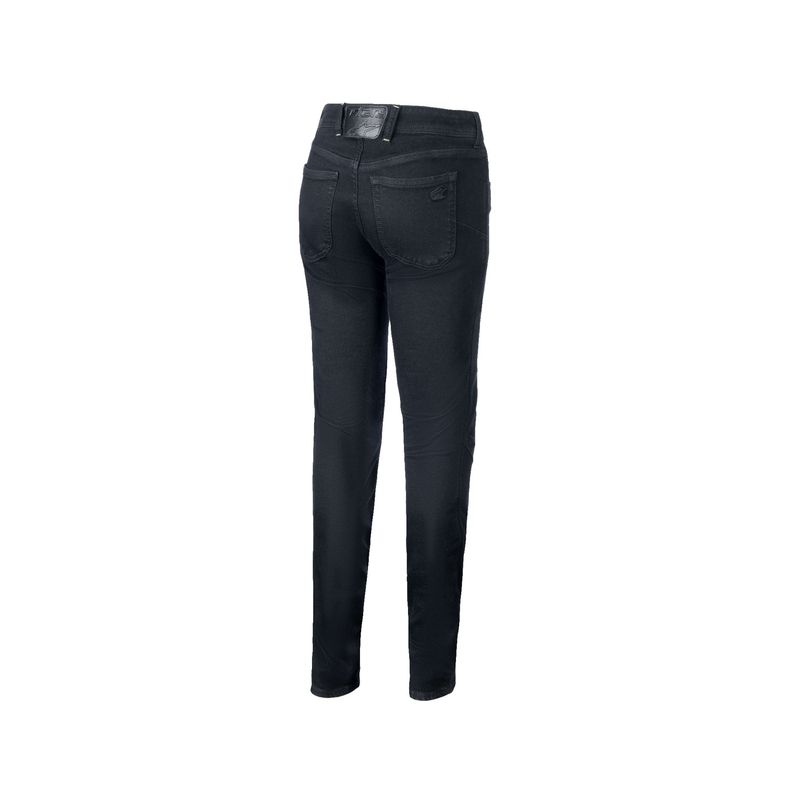 Alpinestars Women's Daisy 3 Denim Washed Black Motorcycle Jeans