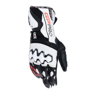 Γάντια μοτοσικλέτας Alpinestars GP PRO R 4 μαύρο και λευκό