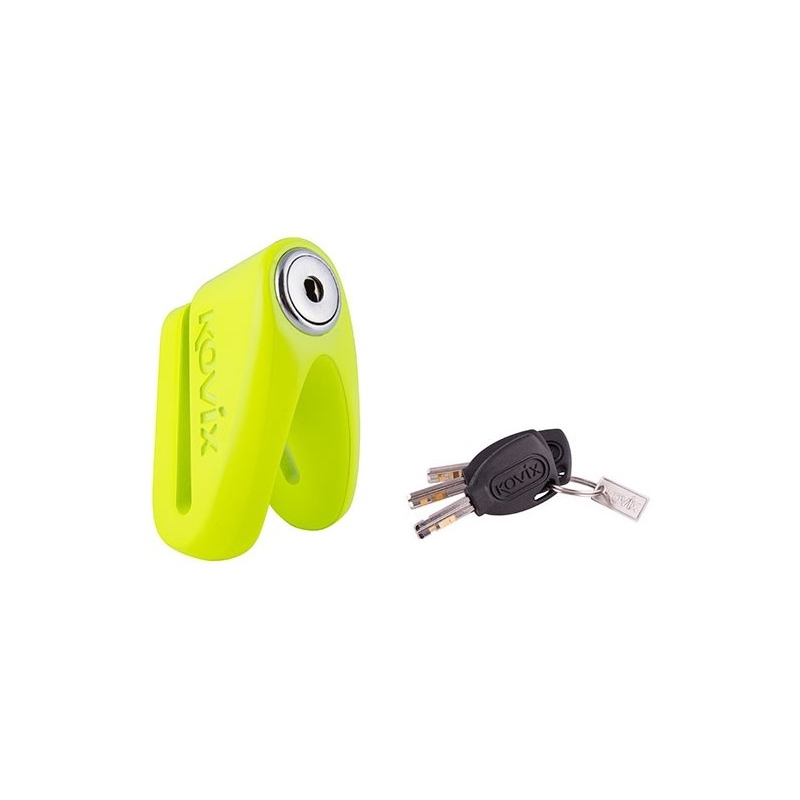 Κλειδαριά δισκόφρενου KOVIX KVC/Z1 fluo κίτρινο