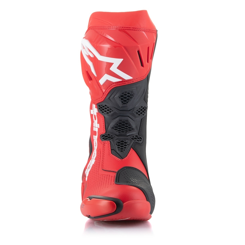 Alpinestars Supertech R fluo red μπότες μοτοσικλέτας