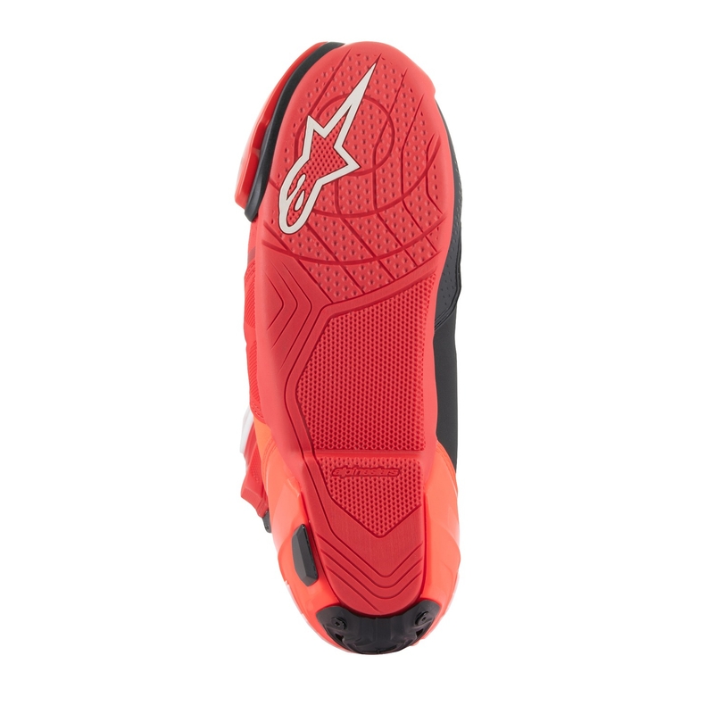 Alpinestars Supertech R fluo red μπότες μοτοσικλέτας