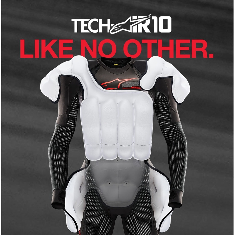 Σύστημα αερόσακου Alpinestars TECH-AIR®10 μαύρο-κόκκινο-γκρι