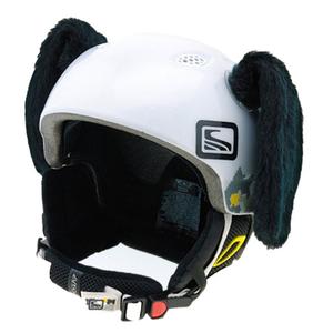 Αυτιά κράνους Σκύλος μαύρο