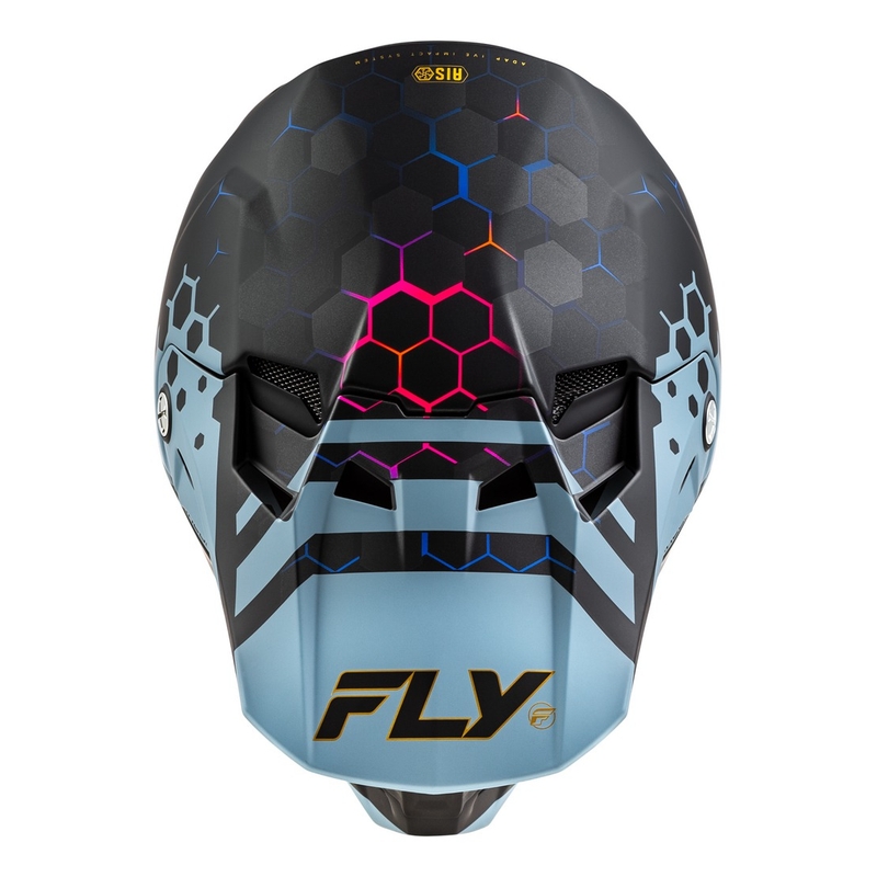 Κράνος Motocross FLY Racing Formula CC Tektonic μαύρο-γκρι