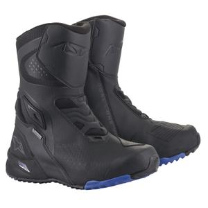Alpinestars RT-8 GORE-TEX μαύρες και μπλε μπότες μοτοσικλέτας