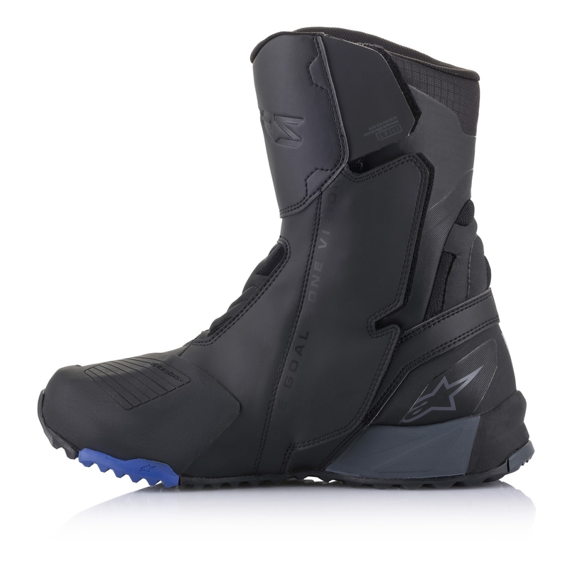 Alpinestars RT-8 GORE-TEX μαύρες και μπλε μπότες μοτοσικλέτας