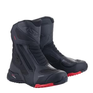 Alpinestars RT-7 DRYSTAR μαύρες και κόκκινες μπότες μοτοσικλέτας