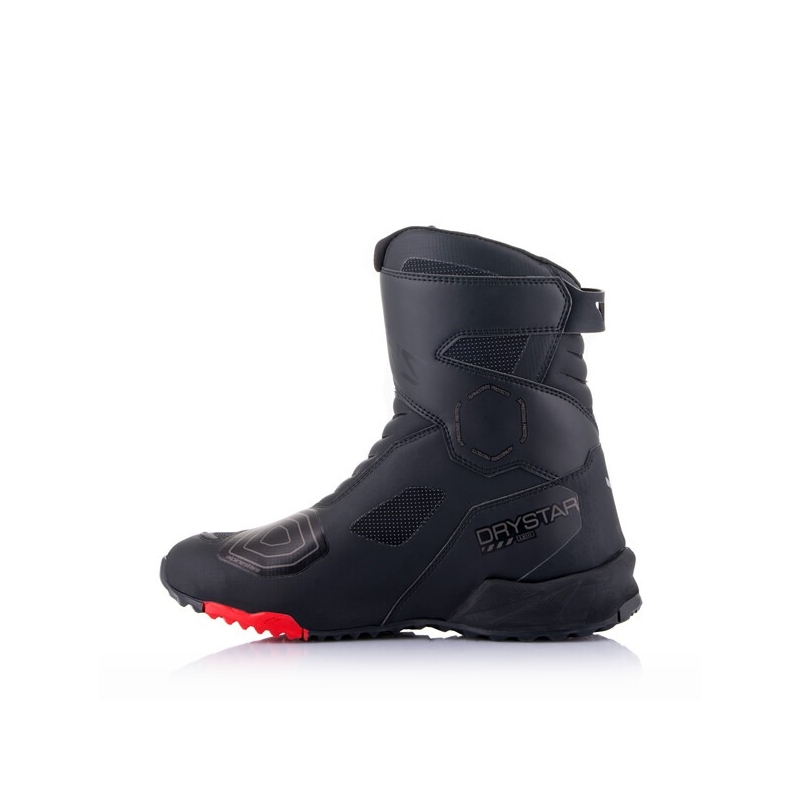 Alpinestars RT-7 DRYSTAR μαύρες και κόκκινες μπότες μοτοσικλέτας